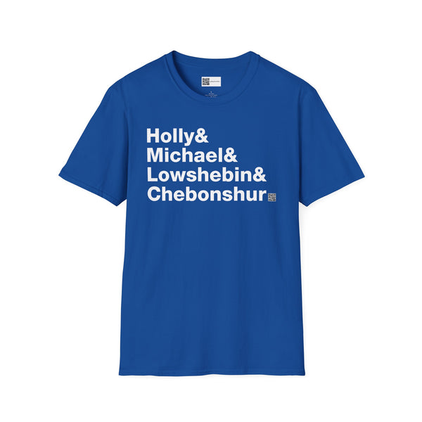 Holly & Michael & Lowshebin & Chebonshur - Short Sleeve T-shirt