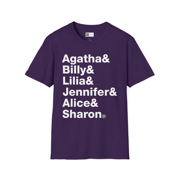 Agatha & Billy & Lilia & Jennifer & Alice & Sharon - Short Sleeve T-shirt