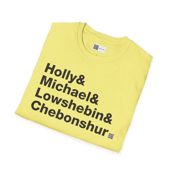 Holly & Michael & Lowshebin & Chebonshur - Short Sleeve T-shirt