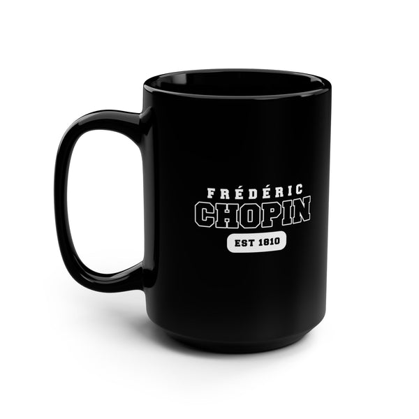 Frédéric Chopin - US College Style 15oz Mug - Black