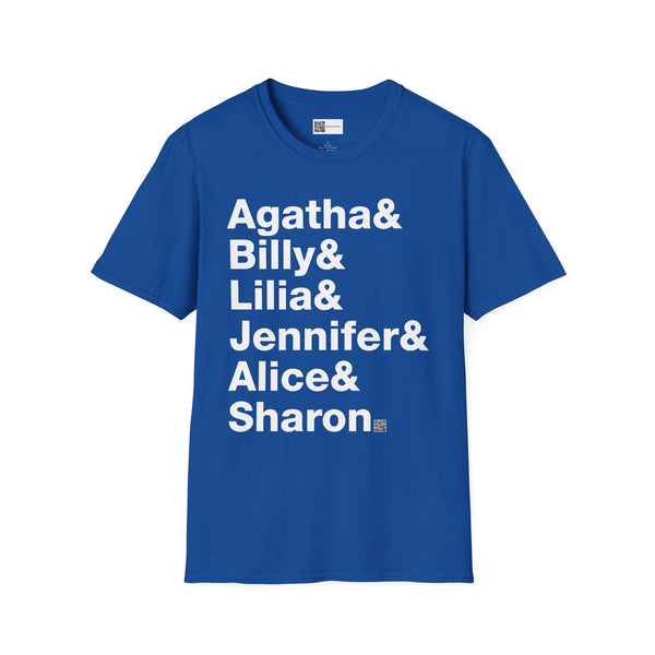 Agatha & Billy & Lilia & Jennifer & Alice & Sharon - Short Sleeve T-shirt