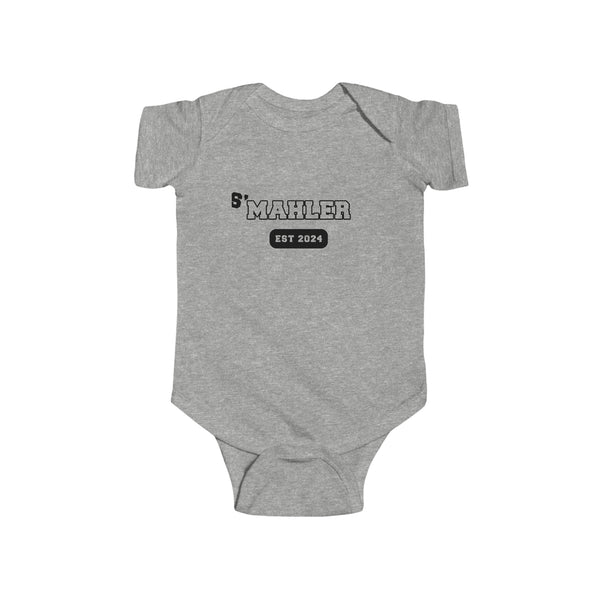 s'Mahler (est 2024) - Short Sleeve Onesie