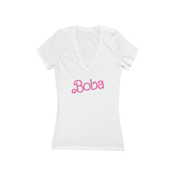 Boba - Summer 2023 - Short Sleeve Deep V-Neck Tee