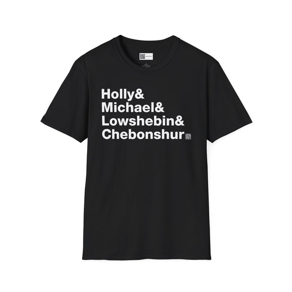 Holly & Michael & Lowshebin & Chebonshur - Short Sleeve T-shirt