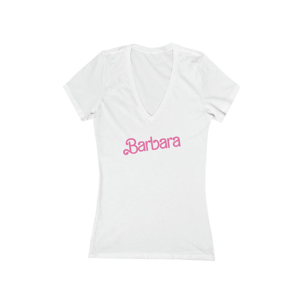 Barbara - Summer 2023 - Short Sleeve Deep V-Neck Tee