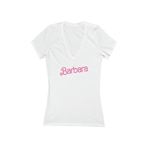 Barbara - Summer 2023 - Short Sleeve Deep V-Neck Tee