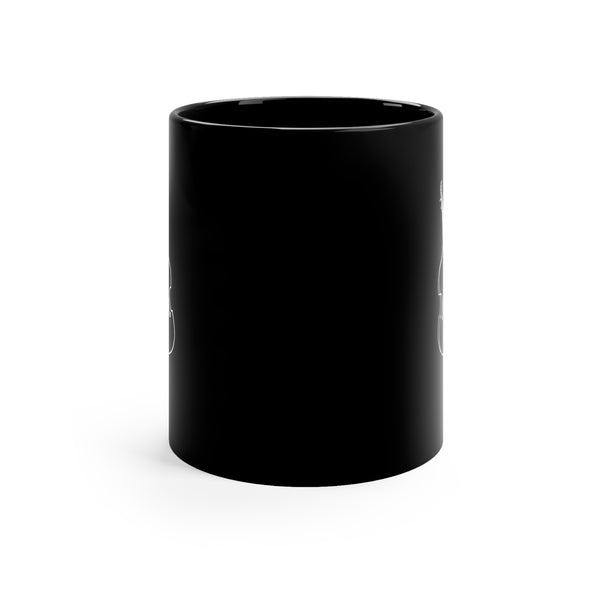 Double Bass Silhouette - Black 11oz mug