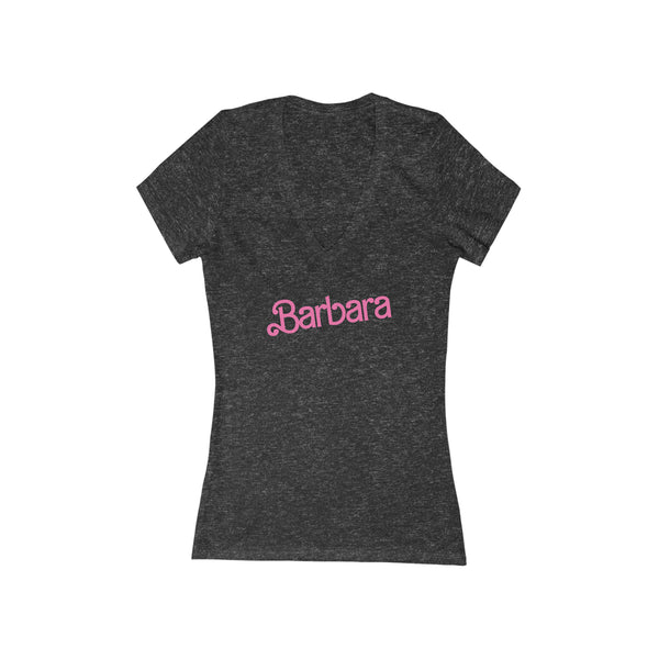 Barbara - Summer 2023 - Short Sleeve Deep V-Neck Tee