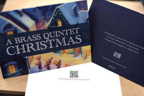 A Brass Quintet Christmas - Box of 10 Greeting Cards