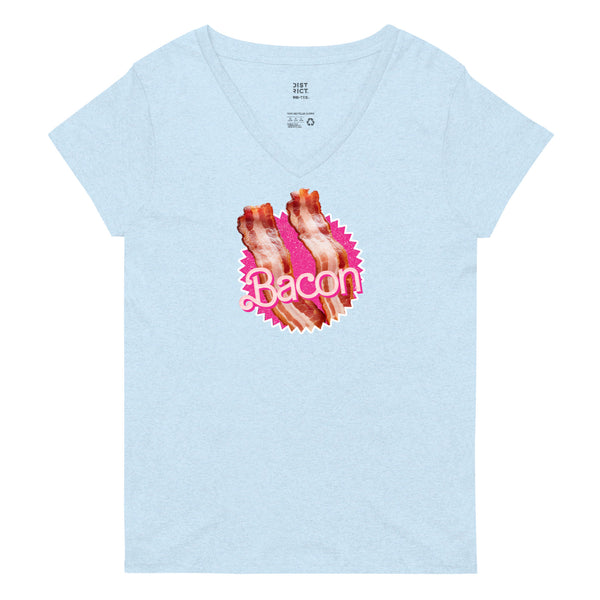 Bacon Strips - Summer 2023 - Women’s V-neck T-shirt