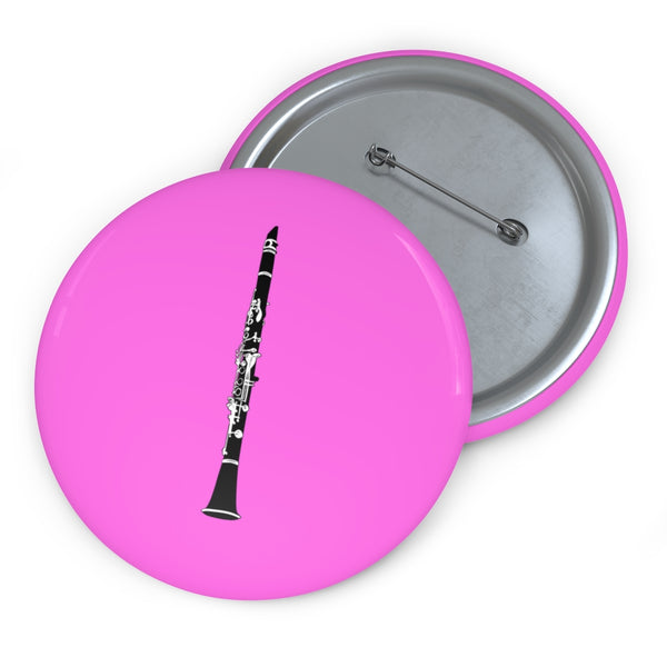 Clarinet - Pink Pin Buttons