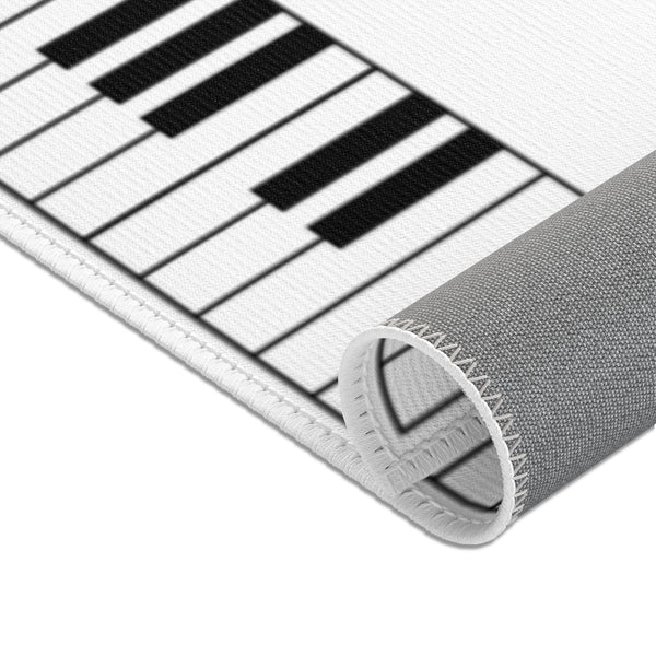 Piano Keyboard Area Rugs