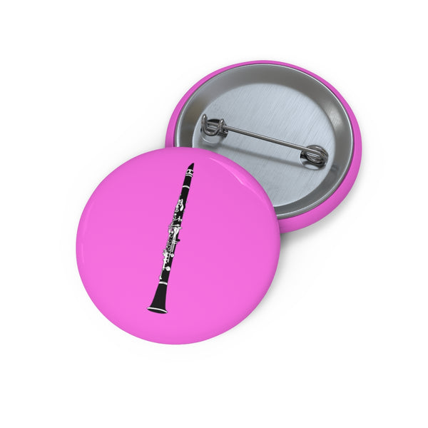 Clarinet - Pink Pin Buttons