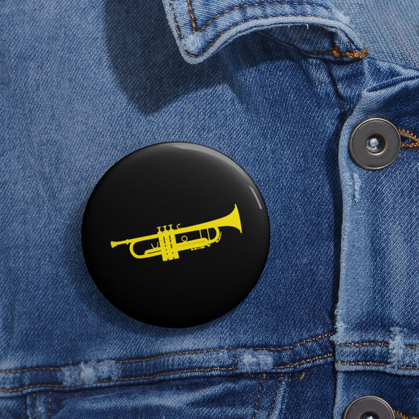 Trumpet - Black Pin Buttons