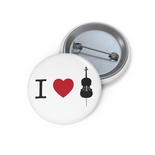 I Love Cello - Pin Buttons