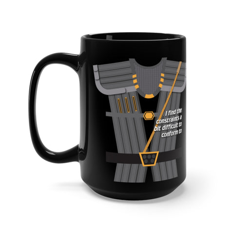 I find the constraints a bit difficult to conform to - 15oz Mug - Black