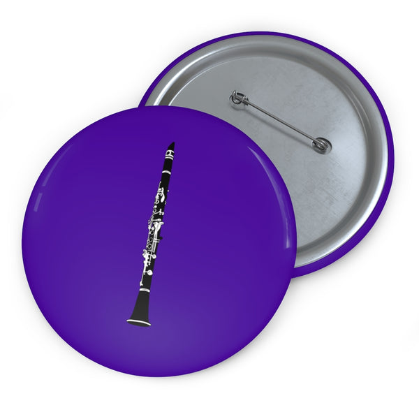 Clarinet - Purple Pin Buttons
