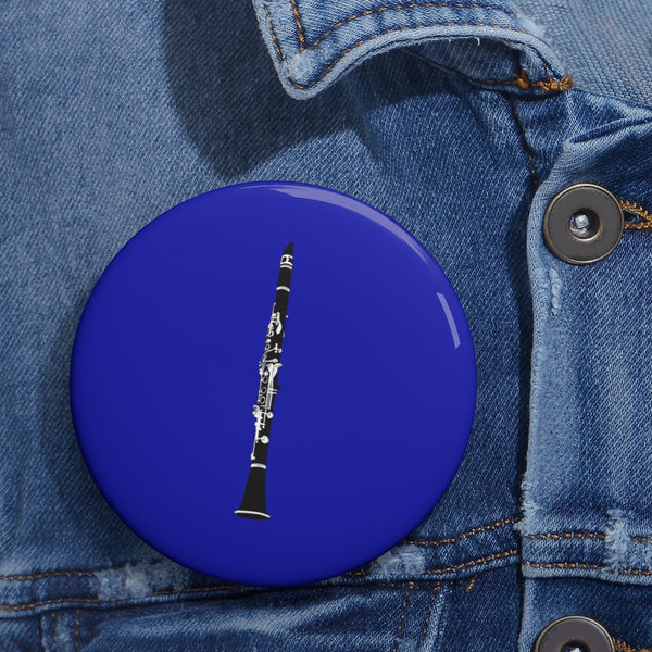 Clarinet - Blue Pin Buttons