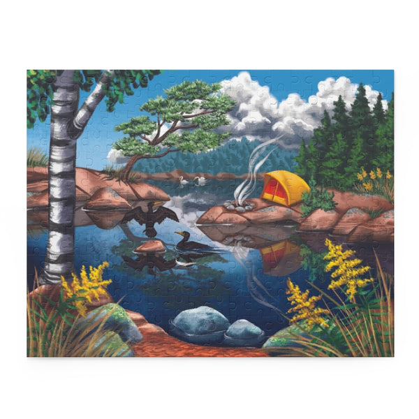 Seasonal Songs for Southern Ontario - Sunward Tilt - 252-Piece Puzzle + Booklet + Greeting Card Set Bundle