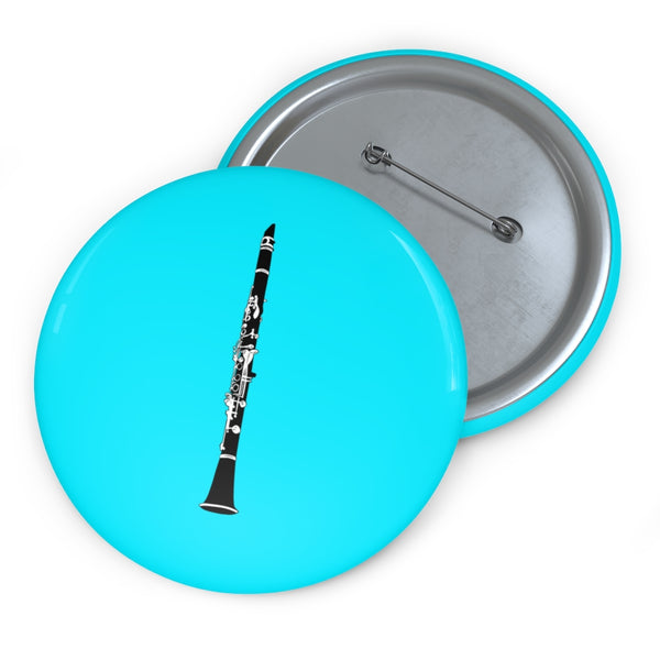 Clarinet - Cyan Pin Buttons