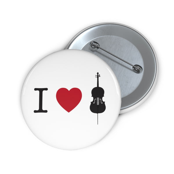 I Love Cello - Pin Buttons