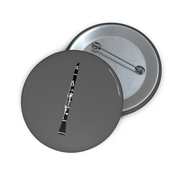 Clarinet - Grey Pin Buttons