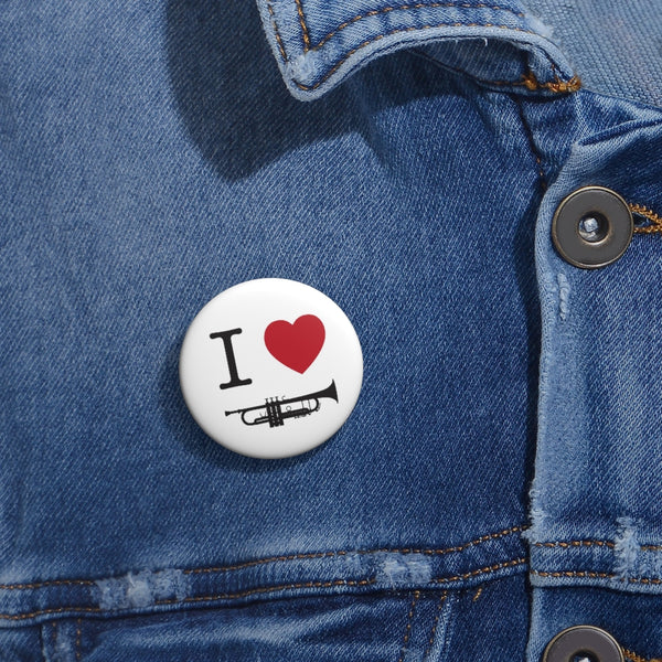 I Love Trumpet - Pin Buttons
