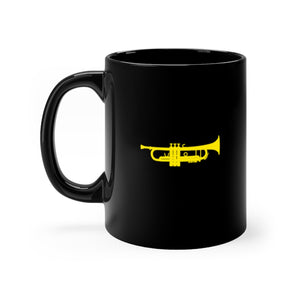 Trumpet Silhouette - Black 11oz mug