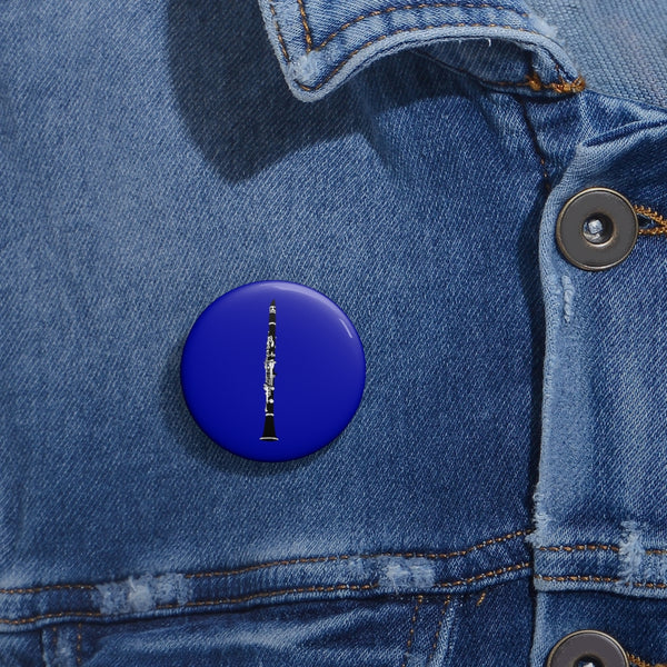 Clarinet - Blue Pin Buttons