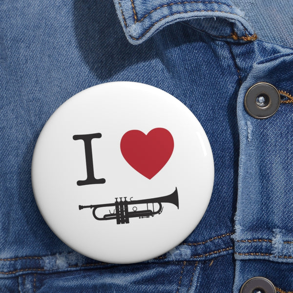 I Love Trumpet - Pin Buttons