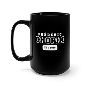 Frédéric Chopin - US College Style 15oz Mug - Black