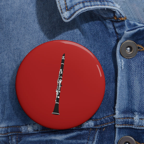 Clarinet - Red Pin Buttons