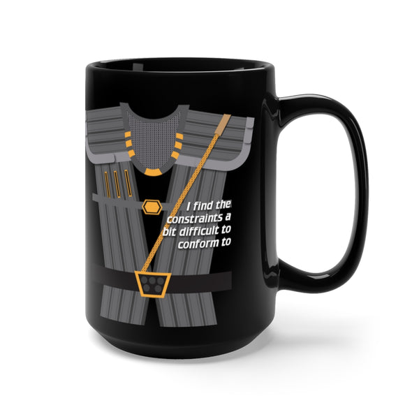 I find the constraints a bit difficult to conform to - 15oz Mug - Black