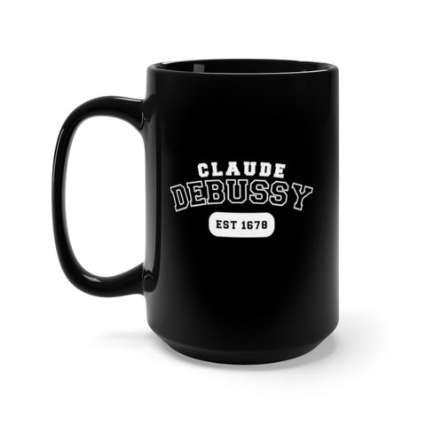 Claude Debussy - US College Style 15oz Mug - Black
