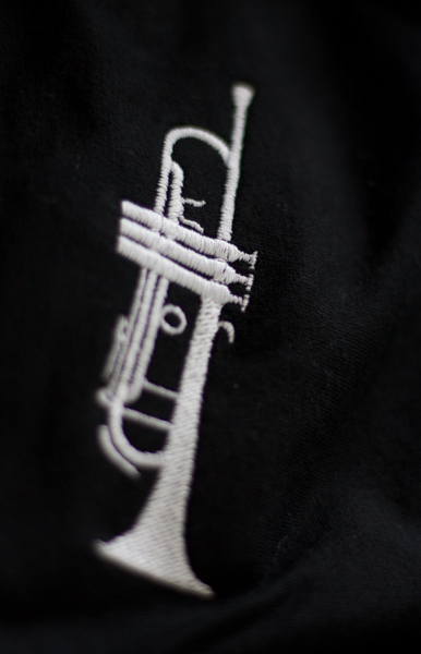 Trumpet - Embroidered Unisex Long Sleeve Tee