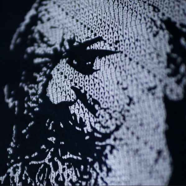 Johannes Brahms - Tiny Text Portrait - Men's Short Sleeve T-shirt