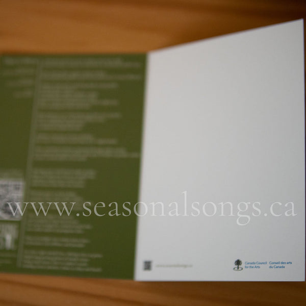 Seasonal Songs for Southern Ontario - Complete Greeting Card Set & Digital Download
