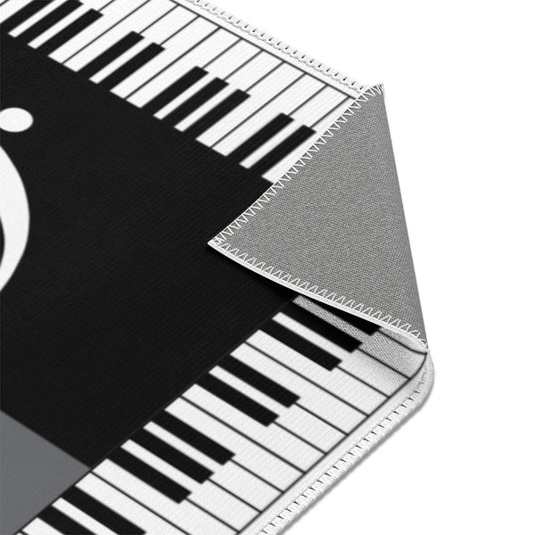 Piano Keyboard Area Rugs (Plain, Clefs Centre)