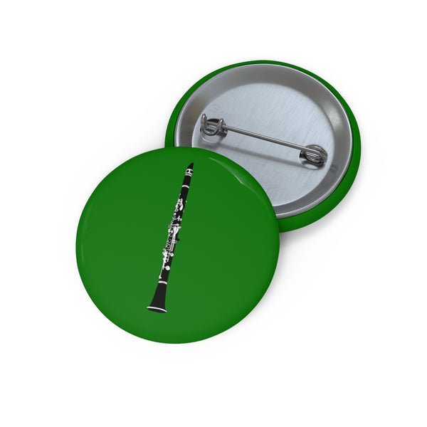 Clarinet - Green Pin Buttons