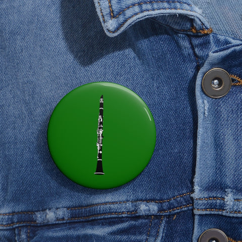 Clarinet - Green Pin Buttons