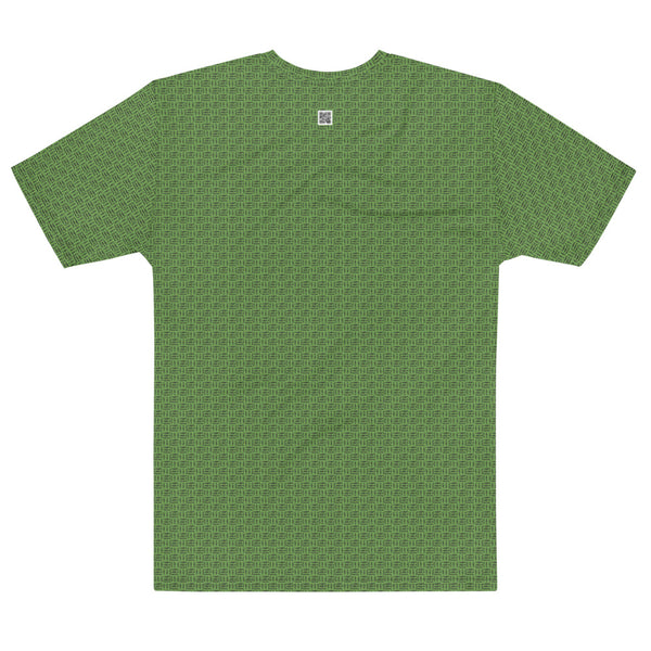 ICIH2P - Trumpet + Tiny Text - Men's Green Short Sleeve T-shirt