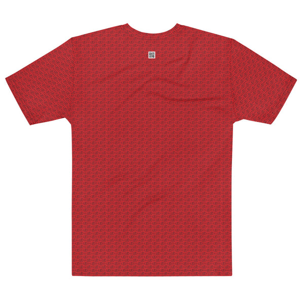 ICIH2P - Trumpet + Tiny Text - Men's Red Short Sleeve T-shirt