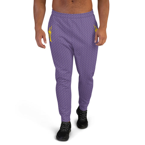 ICIH2P - Trumpet + Tiny Text - Men's Purple Jogger Pants