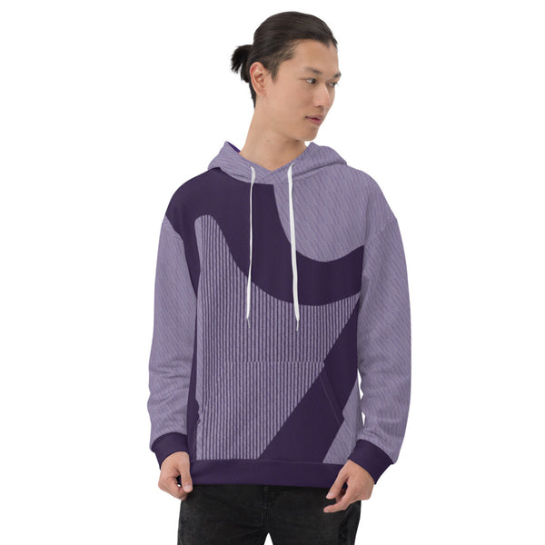 ICIH2P - Tiny Text Pattern - Harp - Purple Hoodie