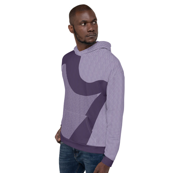 ICIH2P - Tiny Text Pattern - Harp - Purple Hoodie