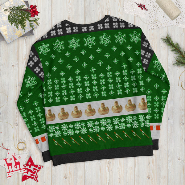 Make it Snow - Faux Ugly Christmas Sweater (Printed Sweatshirt)