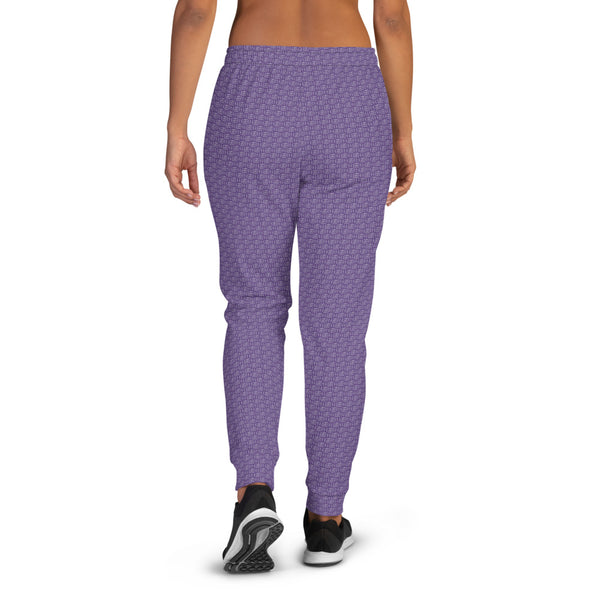 ICIH2P - Trumpet + Tiny Text - Women's Purple Jogger Pants