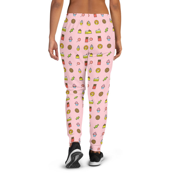 Life Begins at Confection - Women's Pink Jogger Pants