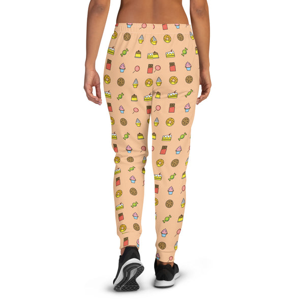 Life Begins at Confection - Women's Peach Jogger Pants