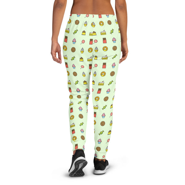 Life Begins at Confection - Women's Light Green Jogger Pants